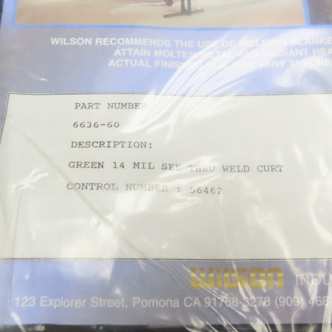Wilson Industries R1066-60 Stru-D-Screen 6' x 6' Green Welding Curtain Frame Kit