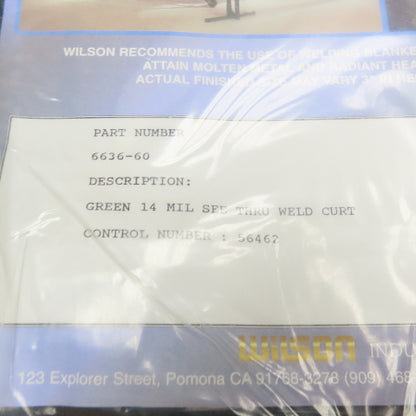 Wilson Industries R1066-60 Stru-D-Screen 6' x 6' Green Welding Curtain Frame Kit