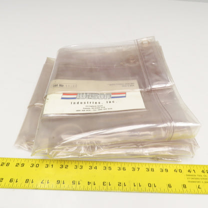 Wilson Industries 6' x 6' Clear Vinyl Curtain