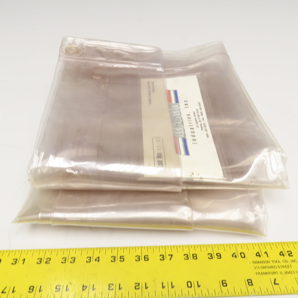 Wilson Industries 6' x 6' Clear Vinyl Curtain