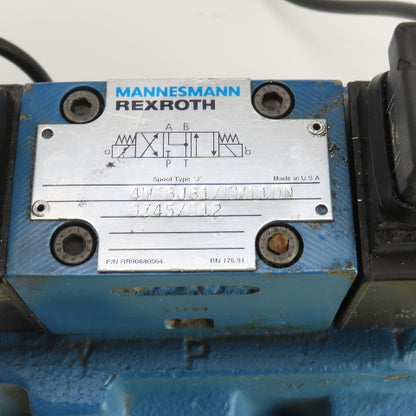 Rexroth 4WE6J61/EW110N 4WFH22W74/6FW110 Directional Hydraulic Valve W/ WZ45-4-L
