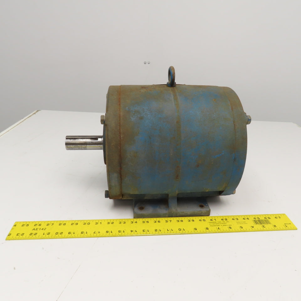 General Electric 5K213AC305 3Hp 1170RPM 3Ph 230/460V DP 213T Frame AC Motor