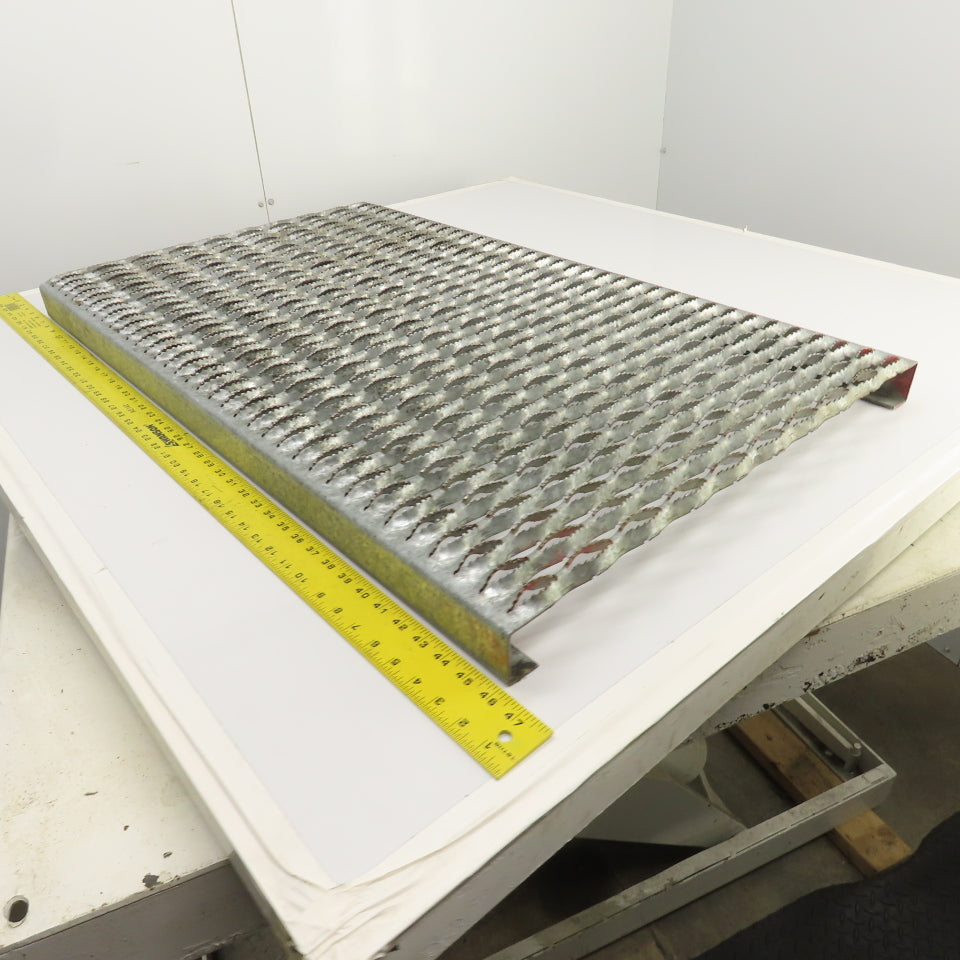 40" L x 24" W Expanded Metal Mesh Anti-Slip Stair & Work Area Safety Tread
