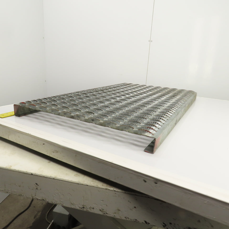 40" L x 24" W Expanded Metal Mesh Anti-Slip Stair & Work Area Safety Tread