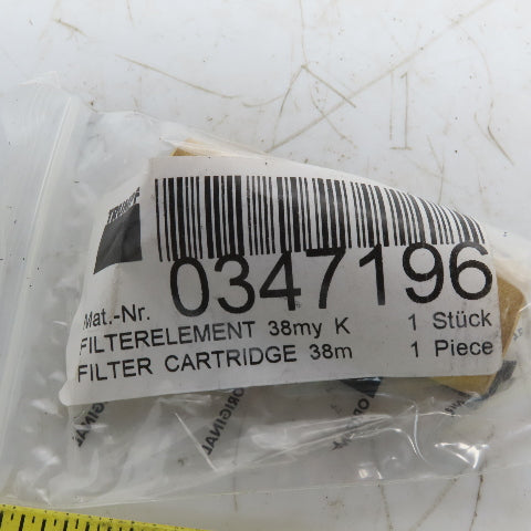 Trumpf 037196 Filter Element Cartridge 38mm OEM Repair Lot of 2