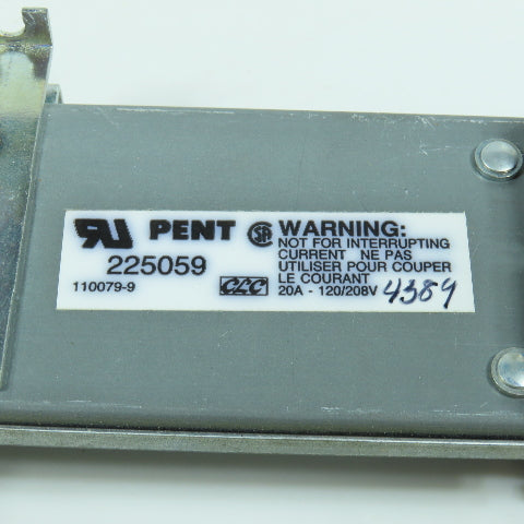 Pent 225059 110079-9 20A Office Cubicle Wire Harness Extender 120/208V 12-1/2" L