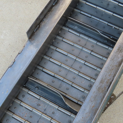10'' x 140'' Incline Chip Conveyor 3/4Hp 230/480V 3Ph 6FPM 56'' Discharge