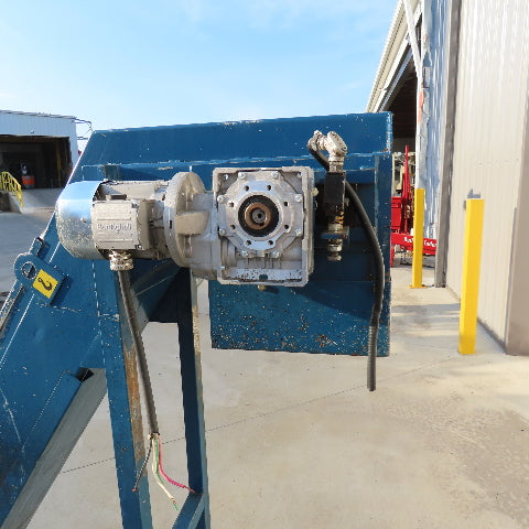 10'' x 140'' Incline Chip Conveyor 3/4Hp 230/480V 3Ph 6FPM 56'' Discharge