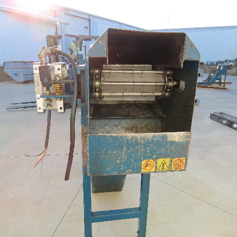 10'' x 140'' Incline Chip Conveyor 3/4Hp 230/480V 3Ph 6FPM 56'' Discharge