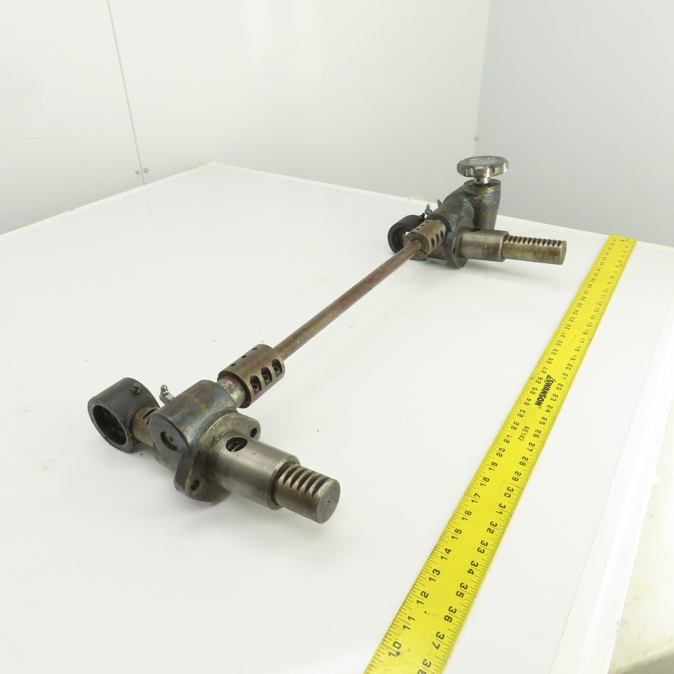 2-Post Manually Actuated Double Rack & Pinion Drive System 3-3/4" Stroke 32" OAL
