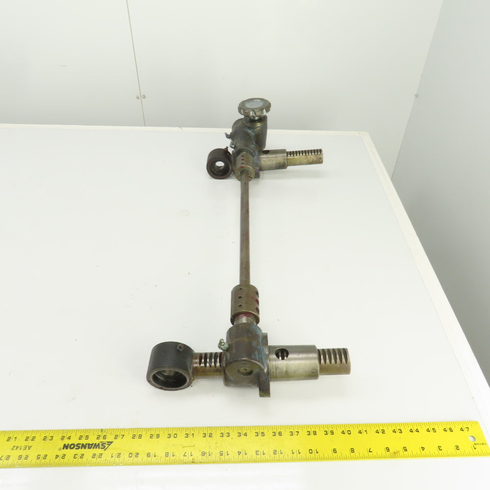 2-Post Manually Actuated Double Rack & Pinion Drive System 3-3/4" Stroke 32" OAL
