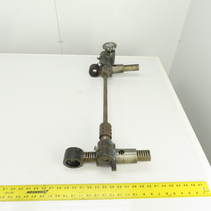 2-Post Manually Actuated Double Rack & Pinion Drive System 3-3/4" Stroke 32" OAL