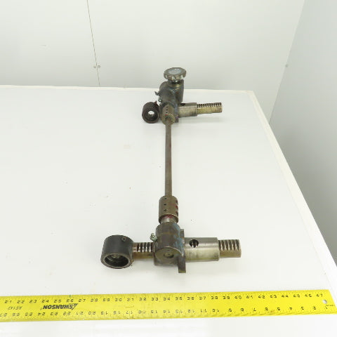 2-Post Manually Actuated Double Rack & Pinion Drive System 3-3/4" Stroke 32" OAL