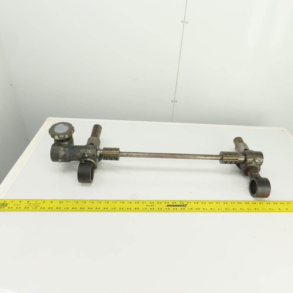 2-Post Manually Actuated Double Rack & Pinion Drive System 3-3/4" Stroke 32" OAL