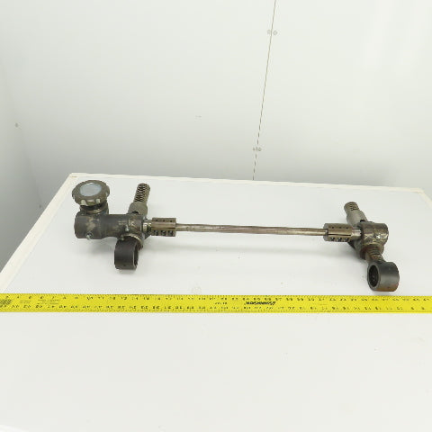 2-Post Manually Actuated Double Rack & Pinion Drive System 3-3/4" Stroke 32" OAL