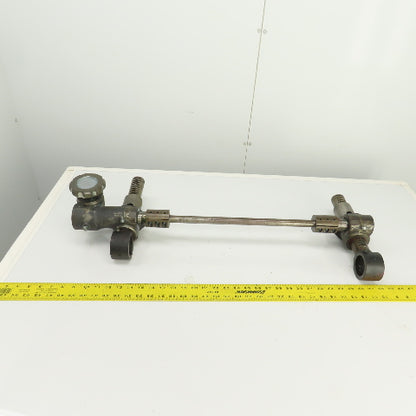 2-Post Manually Actuated Double Rack & Pinion Drive System 3-3/4" Stroke 32" OAL