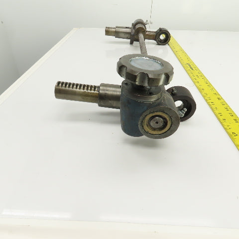 2-Post Manually Actuated Double Rack & Pinion Drive System 3-3/4" Stroke 32" OAL