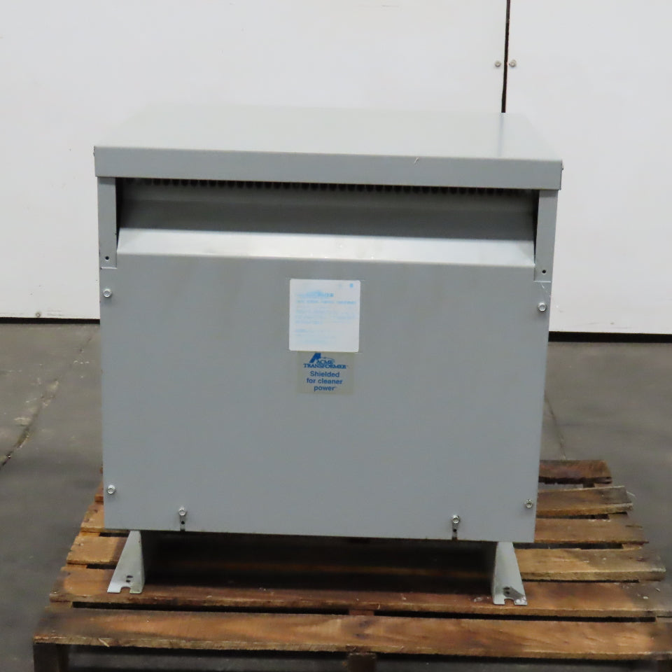 Acme T-3-53343-3S 480V Pri 45kVa 3Ph 240/120V Sec Delta Hi-Leg Transformer