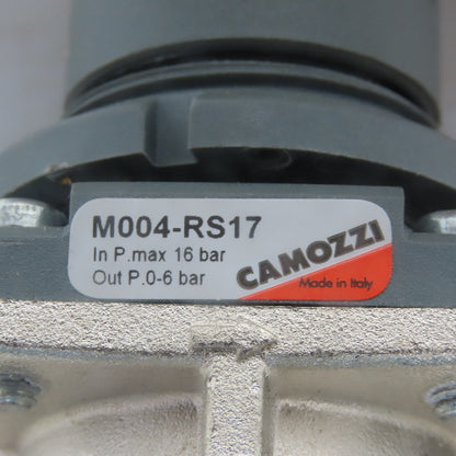 Camozzi M004-RS17 Pneumatic Regulator Control Valve In 16bar Out 05-10 Bar