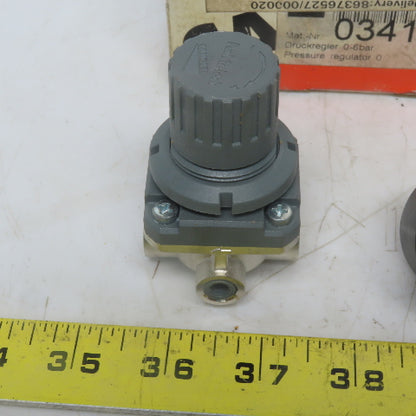 Camozzi M004-RS17 Pneumatic Regulator Control Valve In 16bar Out 05-10 Bar