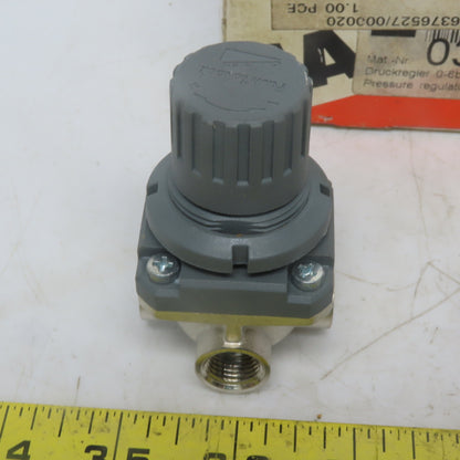 Camozzi M004-RS17 Pneumatic Regulator Control Valve In 16bar Out 05-10 Bar