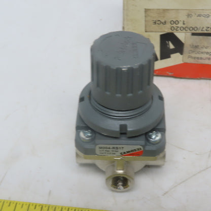 Camozzi M004-RS17 Pneumatic Regulator Control Valve In 16bar Out 05-10 Bar