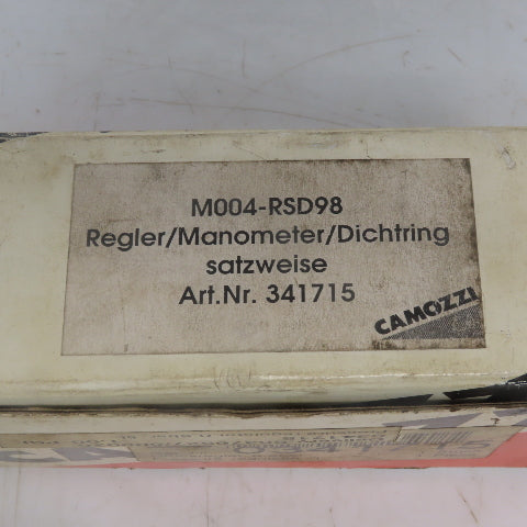 Camozzi M004-RS17 Pneumatic Regulator Control Valve In 16bar Out 05-10 Bar