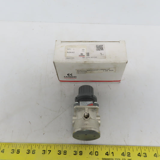 Camozzi N1204-R11 Pneumatic Regulator Control Valve In 16bar Out 0-4 Bar