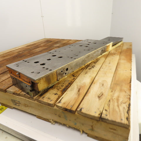 Linear Machine Slide Plate Assembly 30-1/4" x 9-3/4" Mount 18" Travel 4" H
