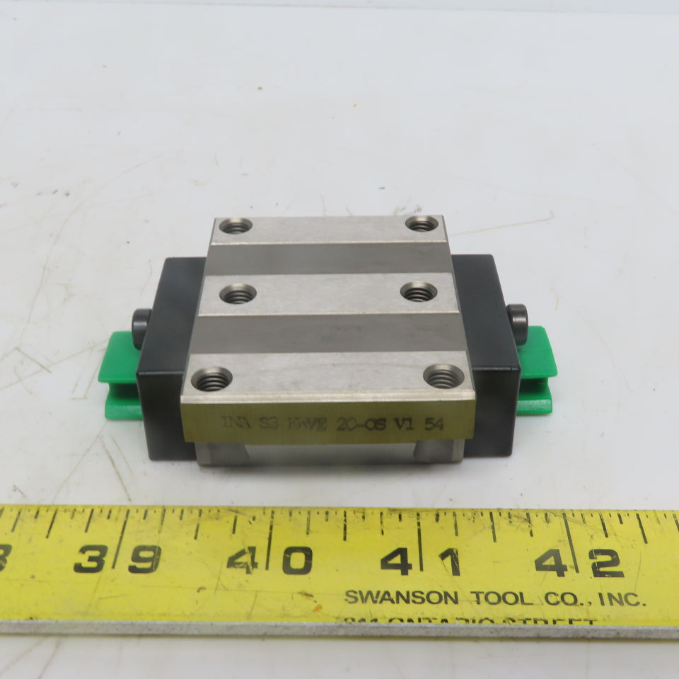 INA KWVE-20-0S Linear Guide Rail Caged Ball Bearing Lot of 2