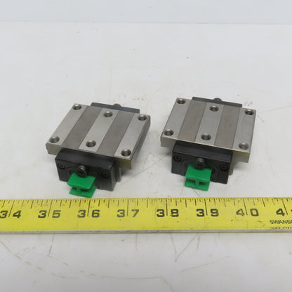 INA KWVE-20-0S Linear Guide Rail Caged Ball Bearing Lot of 2