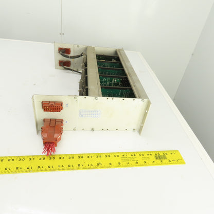 Cerutti 35056 35152/1 CPU Rack W/ 6 Cards Braking, Running, S.C.R. Phase Control