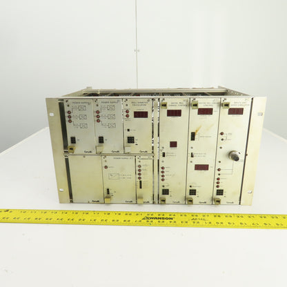Cerutti CPU Circuit Board Rack W/RE52155 RE52156 RE52158 RE52131 & Power Supply