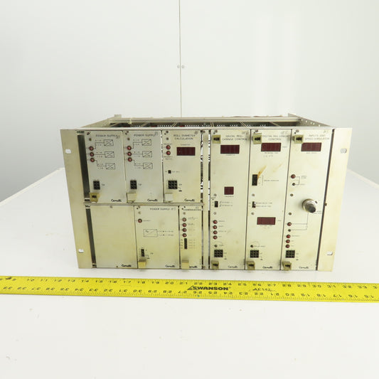 Cerutti CPU Circuit Board Rack W/RE52155 RE52156 RE52158 RE52131 & Power Supply