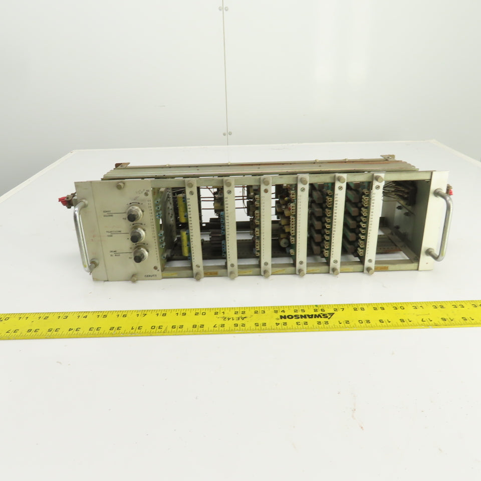 Cerutti CPU Circuit Board Rack W/7 Cards
