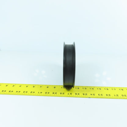 Flat Belt Plastic Idler Pulley 25mm Wide 158mm OD 12mm Bore