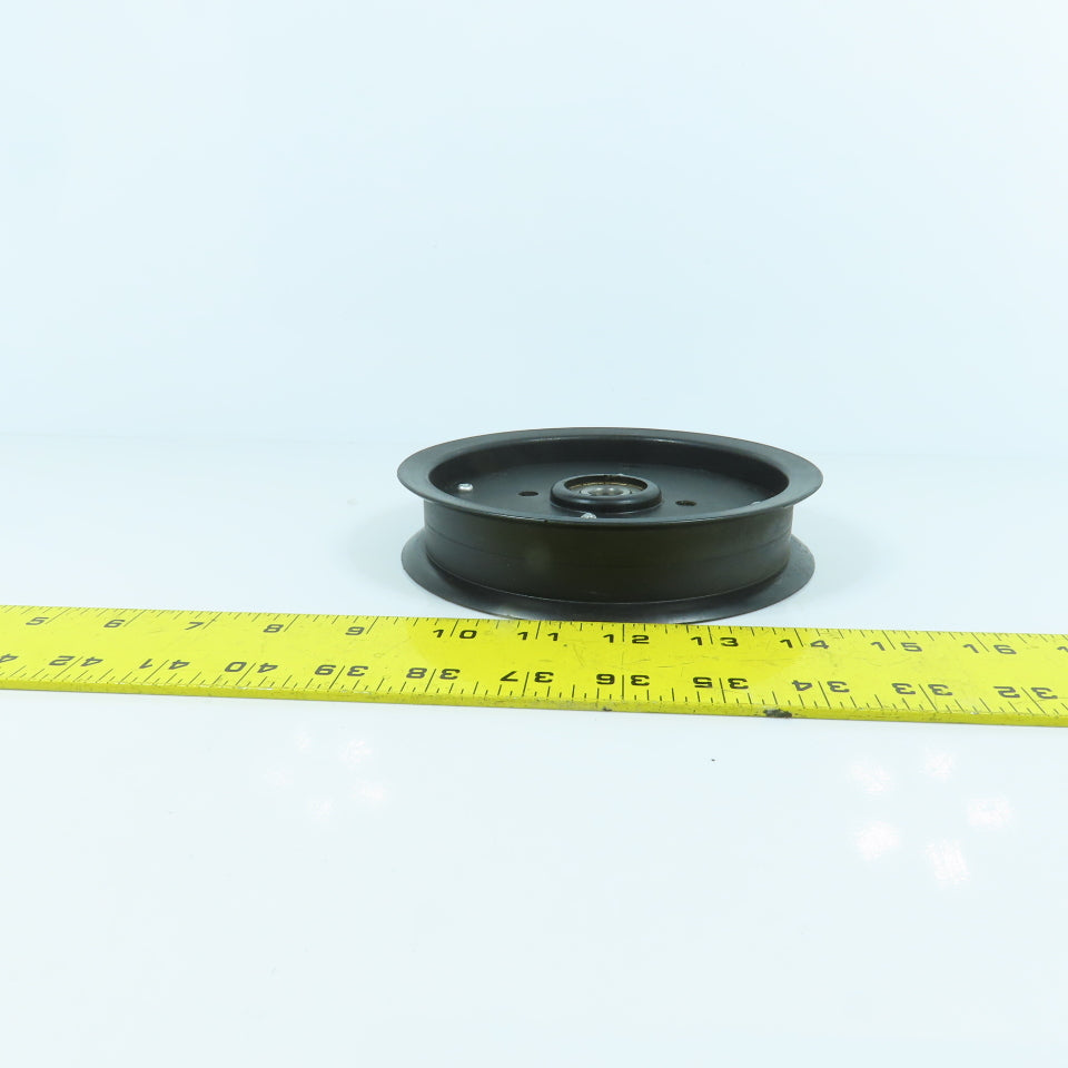 Flat Belt Plastic Idler Pulley 25mm Wide 158mm OD 12mm Bore