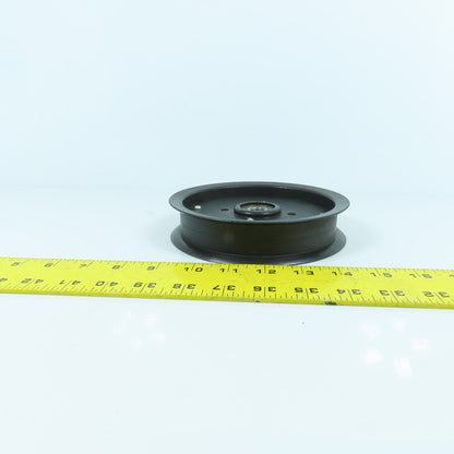 Flat Belt Plastic Idler Pulley 25mm Wide 158mm OD 12mm Bore