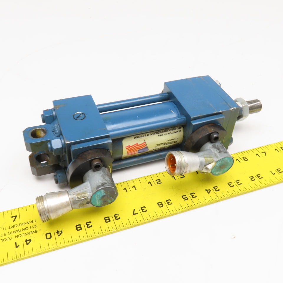 Rexroth MP1-HH-C 1-1/2" Bore x 1-3/4" Stroke Hydraulic Cylinder W/ Sensors