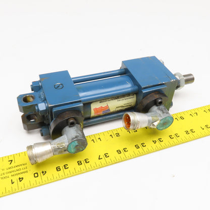 Rexroth MP1-HH-C 1-1/2" Bore x 1-3/4" Stroke Hydraulic Cylinder W/ Sensors