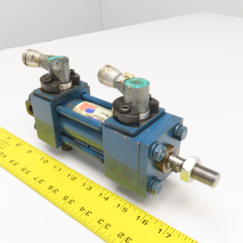 Rexroth MP1-HH-C 1-1/2" Bore x 1-3/4" Stroke Hydraulic Cylinder W/ Sensors