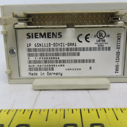 Sirmens 1P 65N1118-0DH21-0AA1 Version A 611D Simodrive Control Module