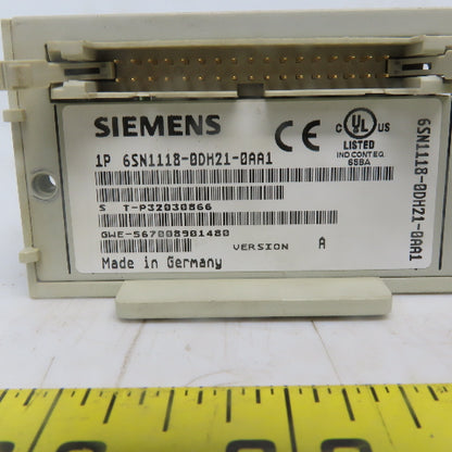 Sirmens 1P 65N1118-0DH21-0AA1 Version A 611D Simodrive Control Module