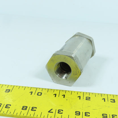 Generant CV-500S-T-3 1/2" NPT Stainless Steel Check Valve 150 SCFM 3000PSI Max