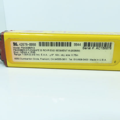 STI FS4308BX-3 FS4308B R-3 Safety Light Curtain Receiver Transmitter Set