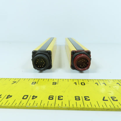 STI FS4308BX-3 FS4308B R-3 Safety Light Curtain Receiver Transmitter Set