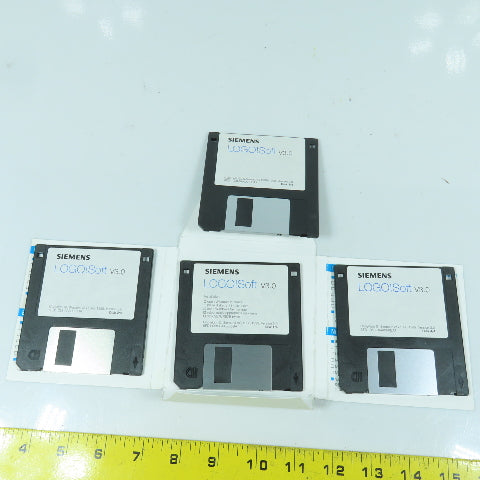 Siemens 6ED1058-0AA00-0BA1 Logo Soft Programming Software V3.0 Discs 1 To 4