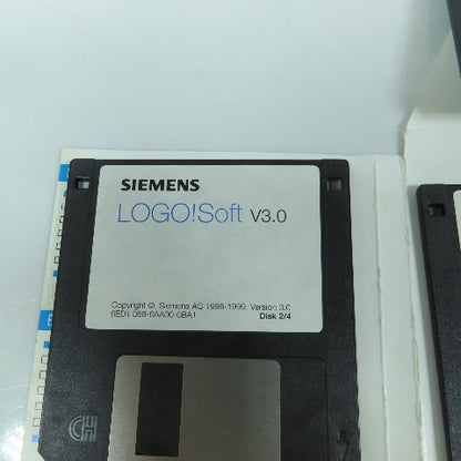 Siemens 6ED1058-0AA00-0BA1 Logo Soft Programming Software V3.0 Discs 1 To 4
