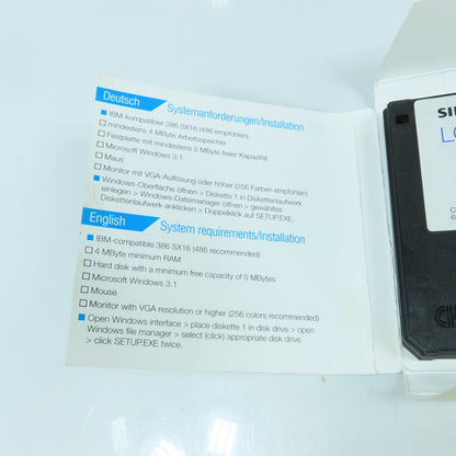 Siemens 6ED1058-0AA00-0BA1 Logo Soft Programming Software V3.0 Discs 1 To 4