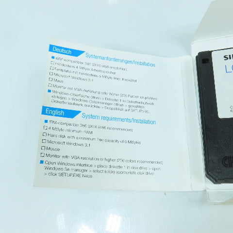 Siemens 6ED1058-0AA00-0BA1 Logo Soft Programming Software V3.0 Discs 1 To 4
